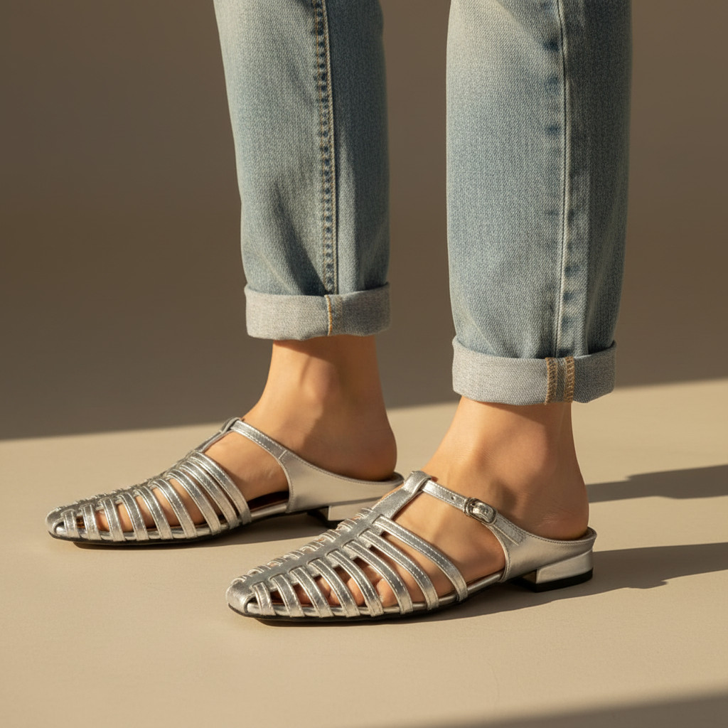 Women's Buckle Flat Shoes