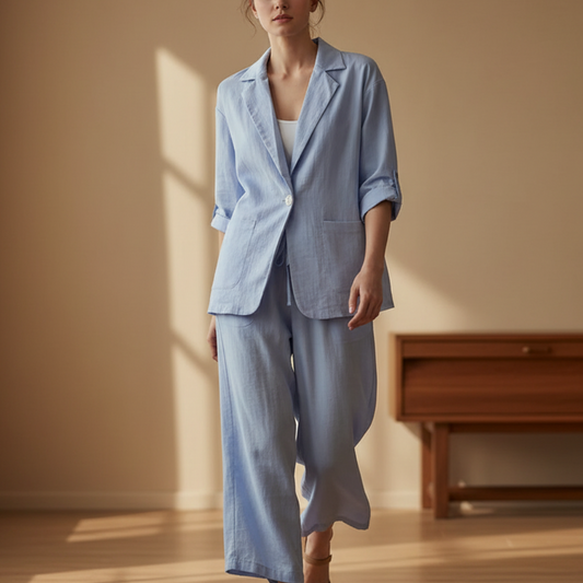 Linen Bedding Matching Set - 
Fashinoza