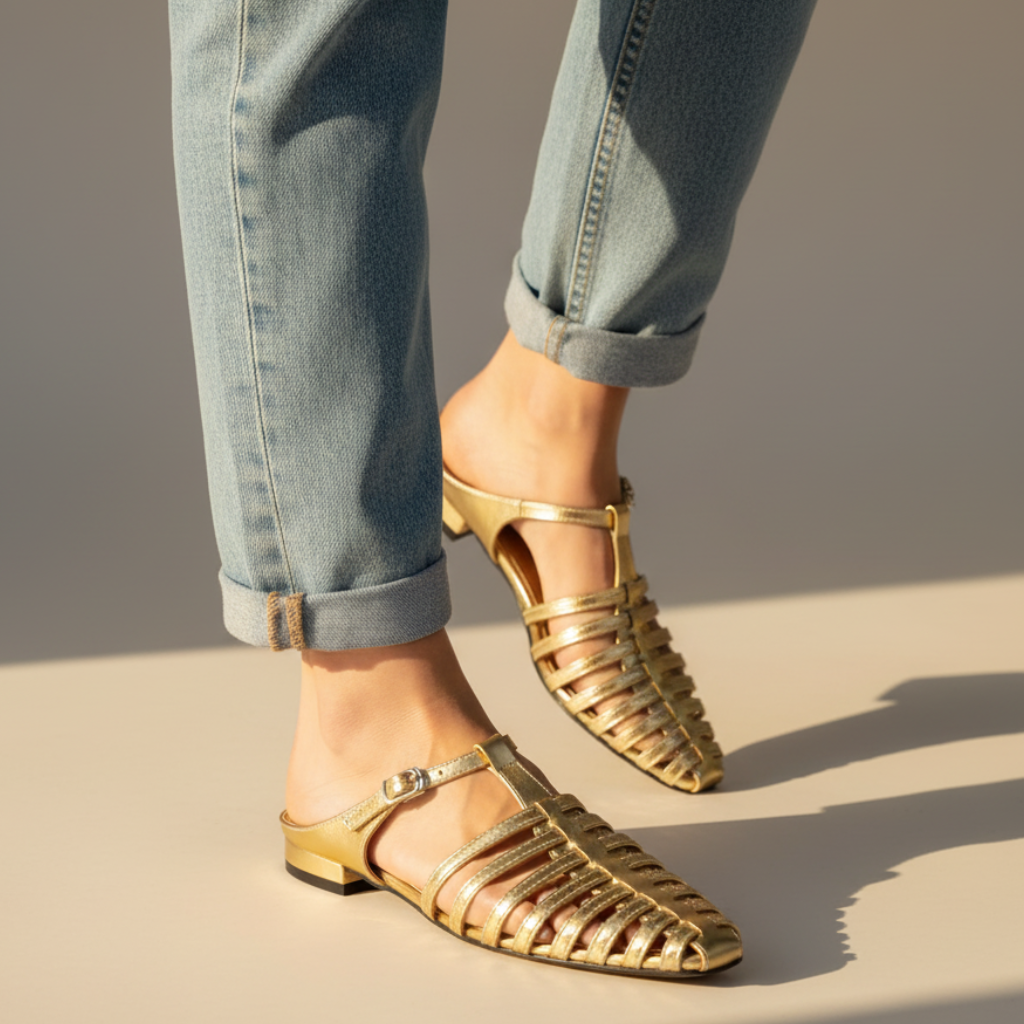Women's Buckle Flat Shoes