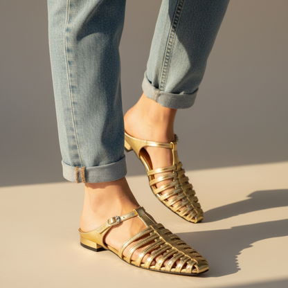 Women's Buckle Flat Shoes