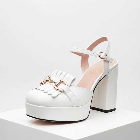 Women's Orthopedic Platform High Heels - 
Fashinoza