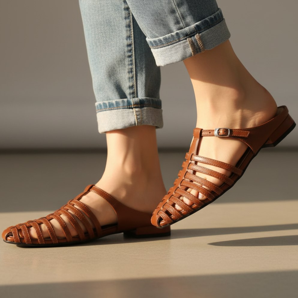 Women's Buckle Flat Shoes