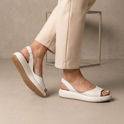 Women's Orthopedic Sandals Peep-Toe Slingback Cushioned Support