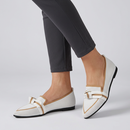 Pointed Toe Leather Loafers Horsebit Detail Brown - 
Fashinoza