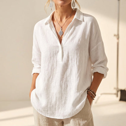 Men's Relaxed Fit Long Sleeve Shirt Lightweight - 
Fashinoza