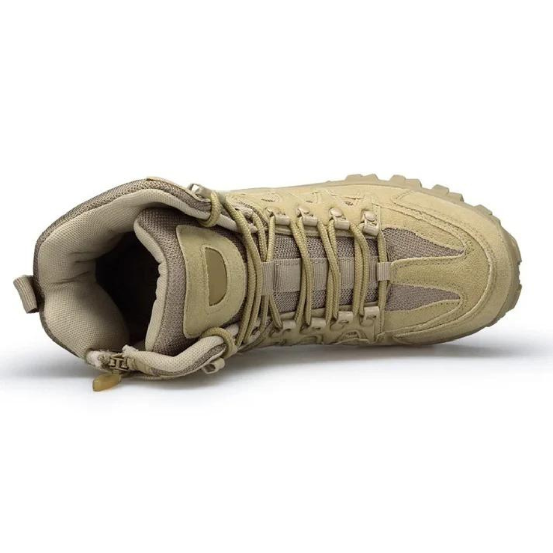 Men's Tactical Hiking Boots Waterproof Leather Outdoor Combat Hunting Trekking Shoes