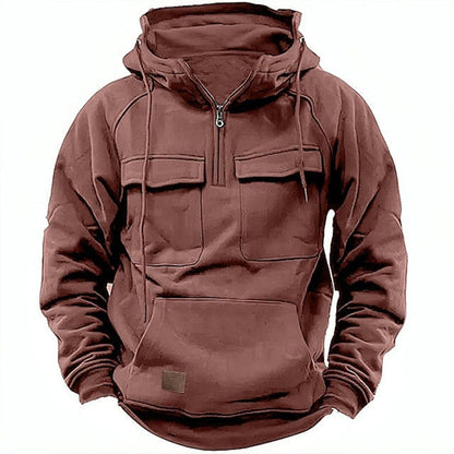 Men's Retro Motorcycle Hoodie Rugged Comfortable