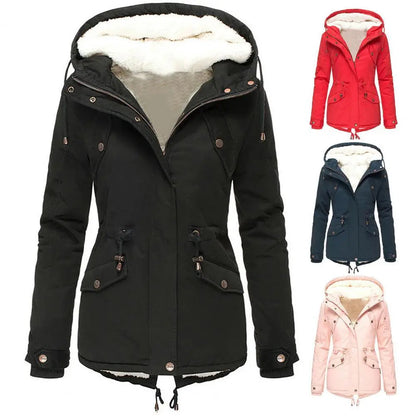 Water Repellent Winter Parka Jacket - Fashinoza
