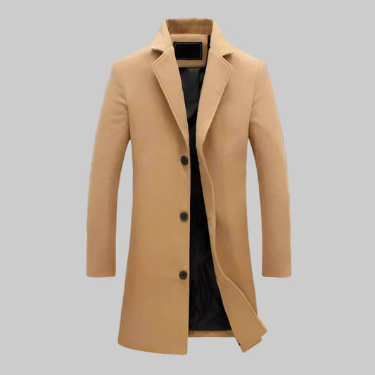 Men's Winter Coat Waterproof Insulated Black - Fashinoza