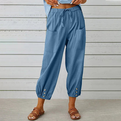 Women's High Waist Relaxed Pants