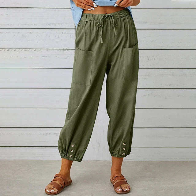 Women's Elastic Drawstring Pants