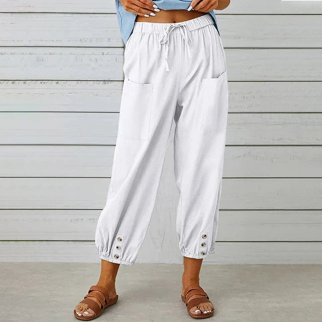 Women's High Waist Relaxed Pants