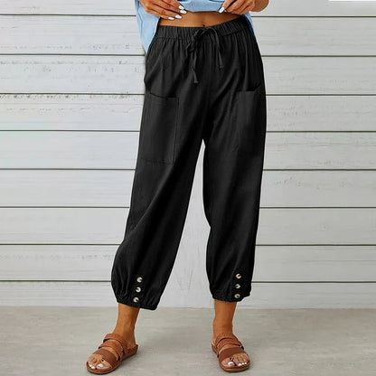 Women's High Waist Relaxed Pants