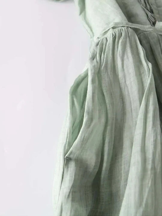 Linen Dress Airy Comfortable Natural