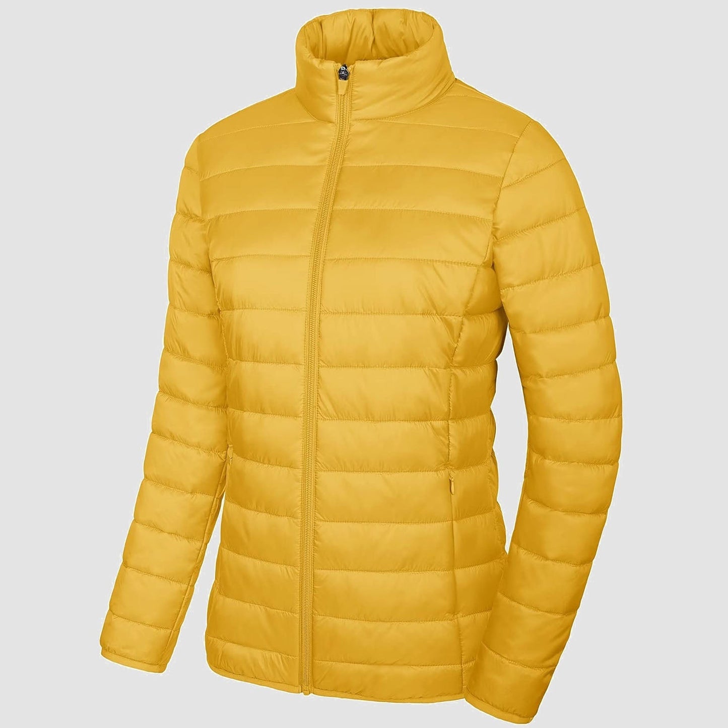 Women's Puffer Jacket Quilted Lightweight Full Zip Winter Coat