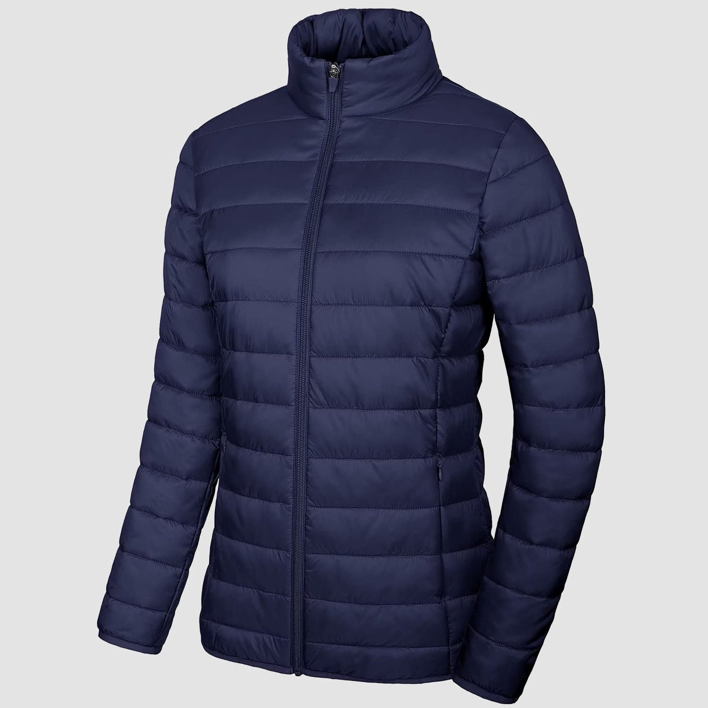 Women's Puffer Jacket Quilted Lightweight Full Zip Winter Coat