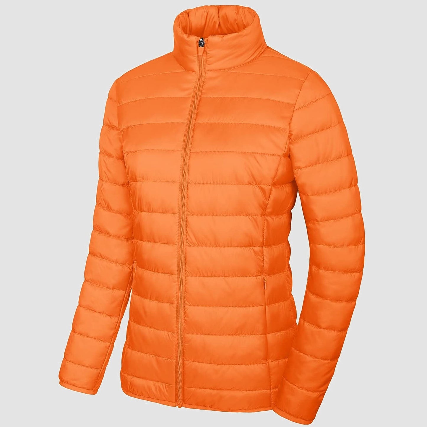 Women's Puffer Jacket Quilted Lightweight Full Zip Winter Coat