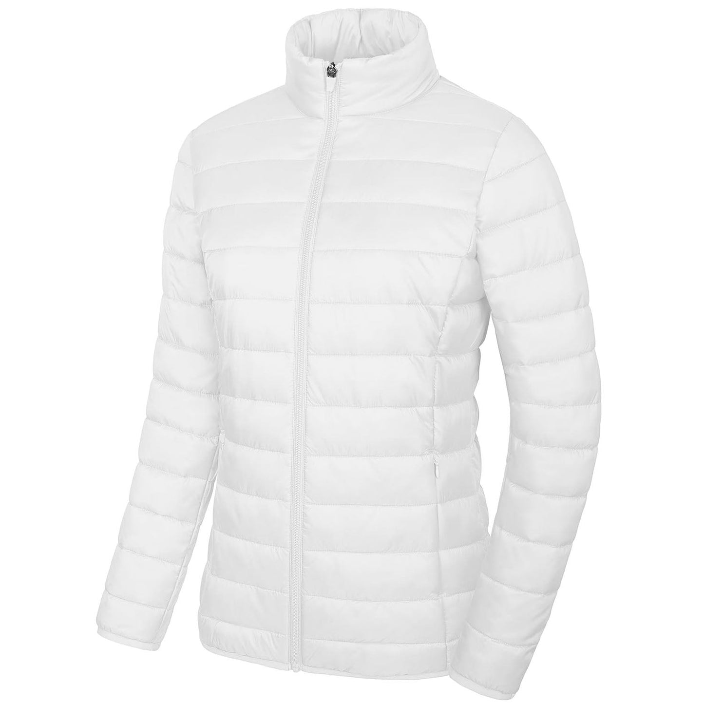 Women's Puffer Jacket Quilted Lightweight Full Zip Winter Coat