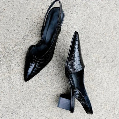 Elizabeth | Women’s Elegant Spring Block Heel Pumps