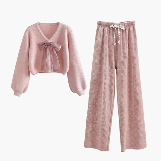 Women's 2 Piece Cardigan Set - Fashinoza