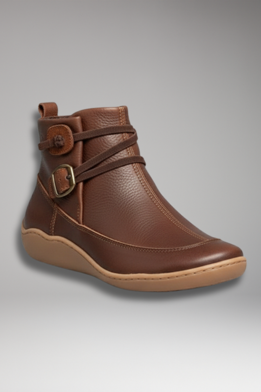 Women's Ankle Boots Waterproof Rubber Sole - 
Fashinoza
