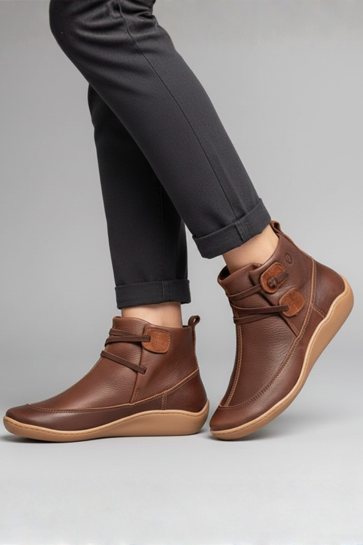 Women's Ankle Boots Waterproof Rubber Sole