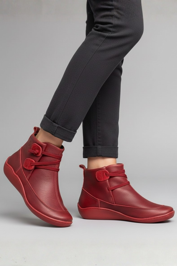 Women's Ankle Boots Waterproof Rubber Sole