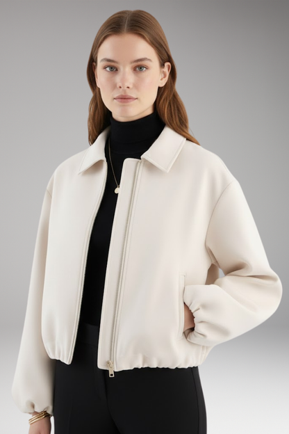 Women's Long Sleeve Lapel Jacket