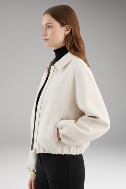 Women's Long Sleeve Lapel Jacket
