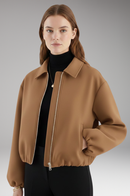 Women's Long Sleeve Lapel Jacket