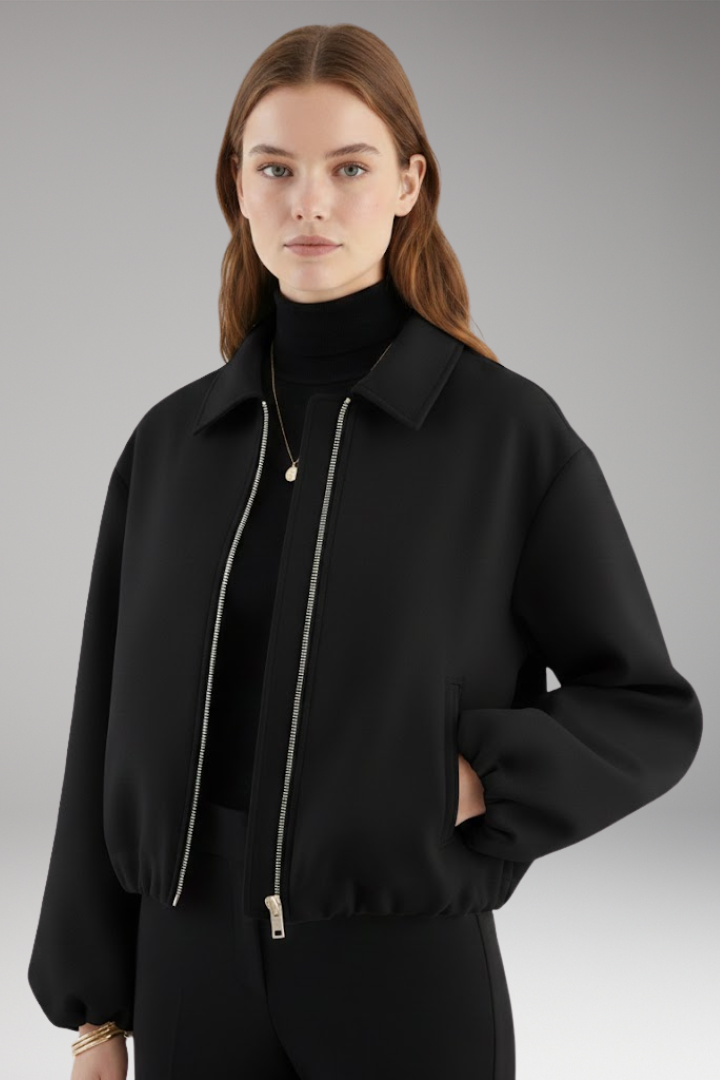 Women's Long Sleeve Lapel Jacket