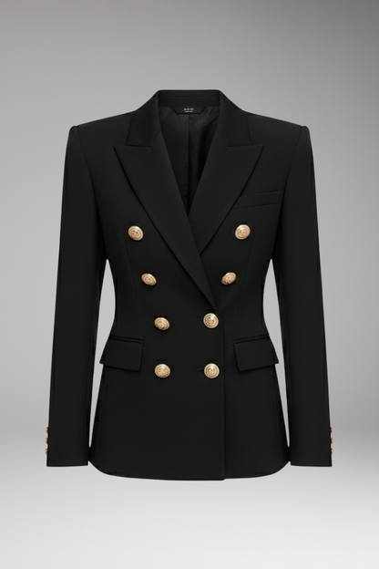 Women's Two Button Blazer Wool - 
Fashinoza