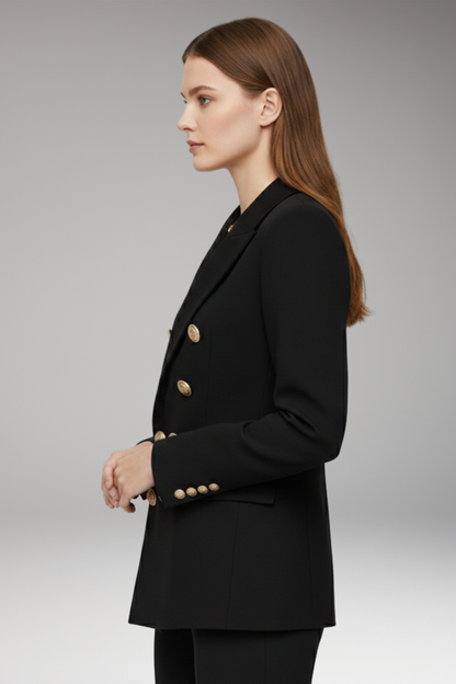 Women's Two Button Blazer Wool