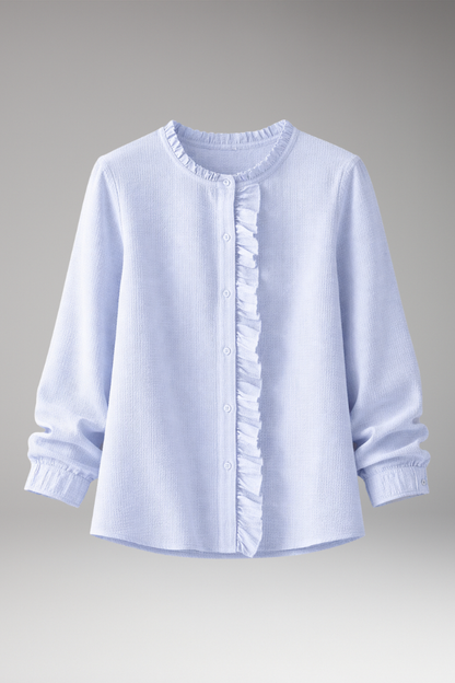 Women's Round Neck Blouse - 
Fashinoza