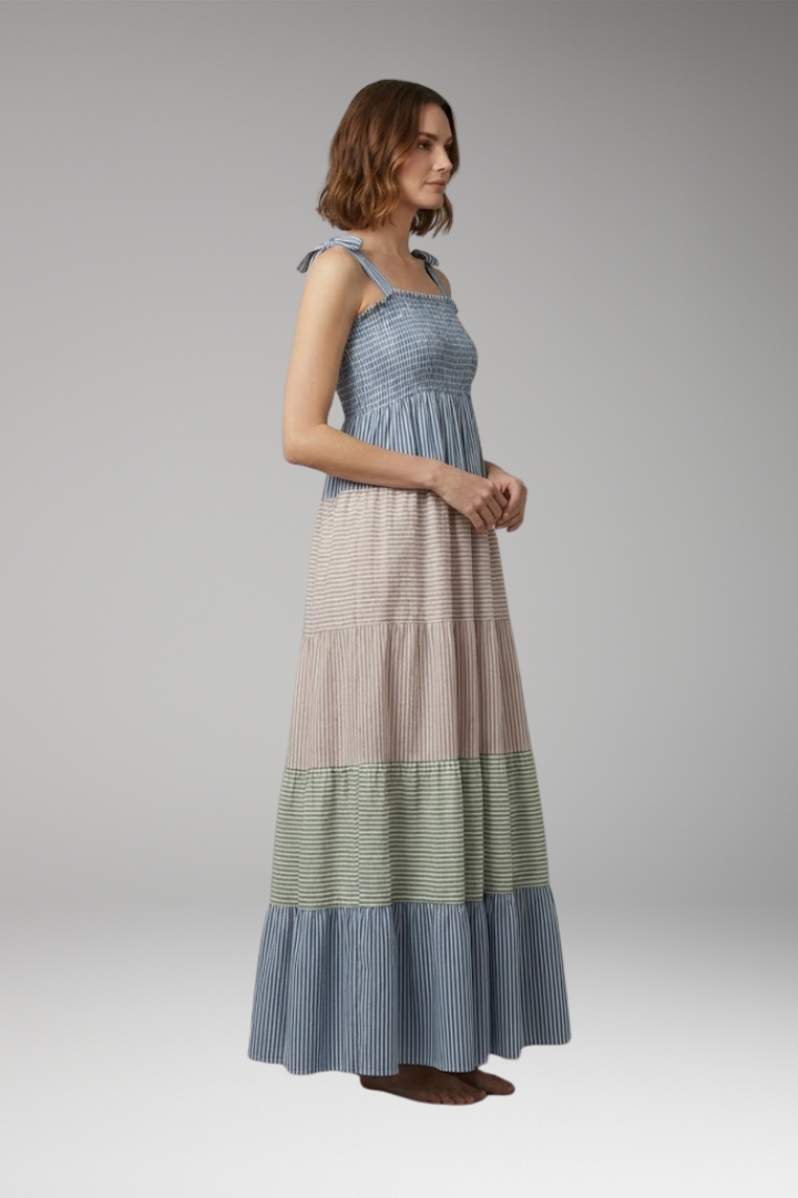 Women's Boho Maxi Dress Flowing Design Unique Cut