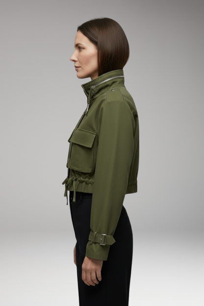 Women's Long Sleeve Bomber Jacket