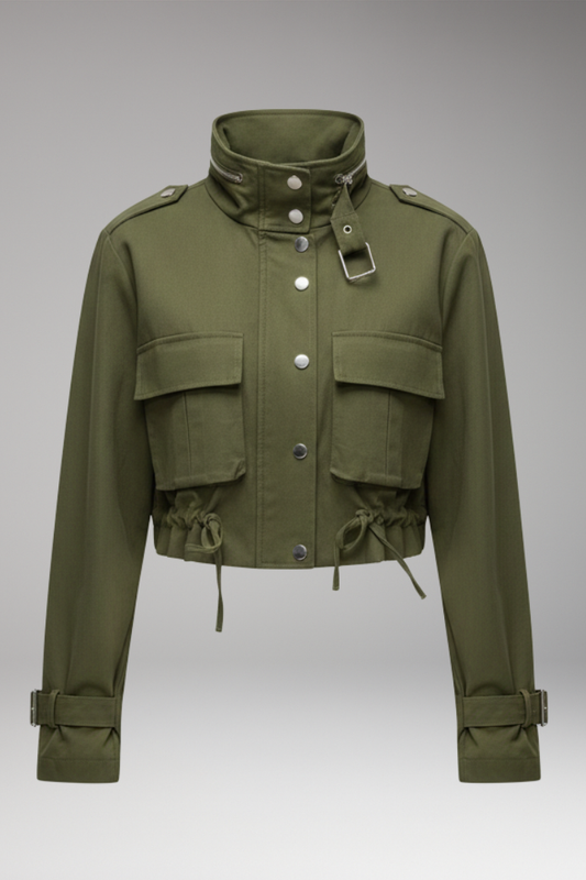 Women's Long Sleeve Bomber Jacket - 
Fashinoza