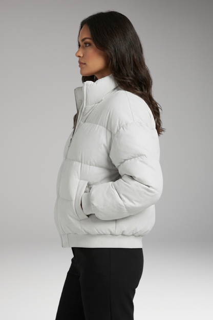 Women's Bomber Jacket Detachable Hood