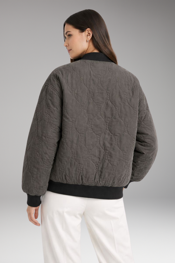 Women's Bomber Jacket Oversized Woven