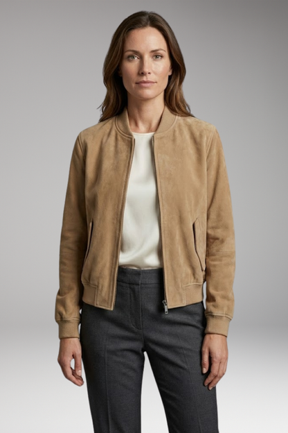 Women's Bomber Jacket Sturdy Cotton