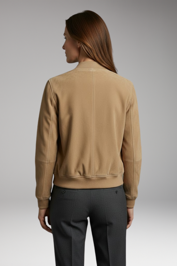 Women's Bomber Jacket Sturdy Cotton