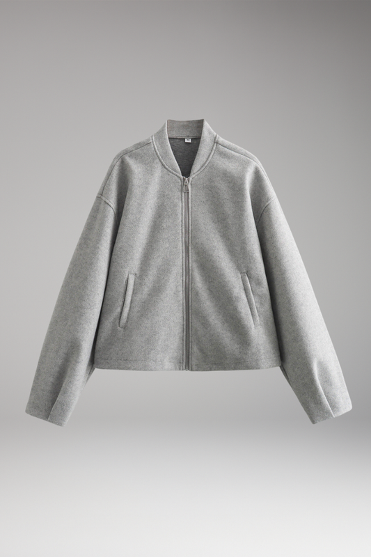 Women's Bomber Jacket Practical Pockets Elegant Cut - 
Fashinoza