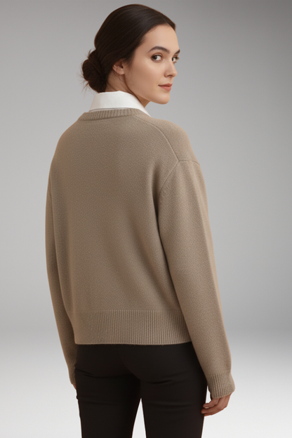Women's Long Sleeve Asymmetrical Cardigan