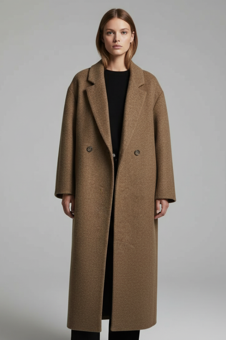 Women's Long Coat Lapel Collar