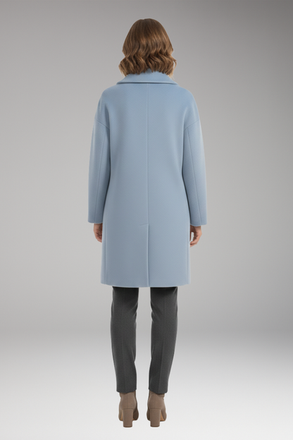 Women's Long Sleeve Coat Wide Collar
