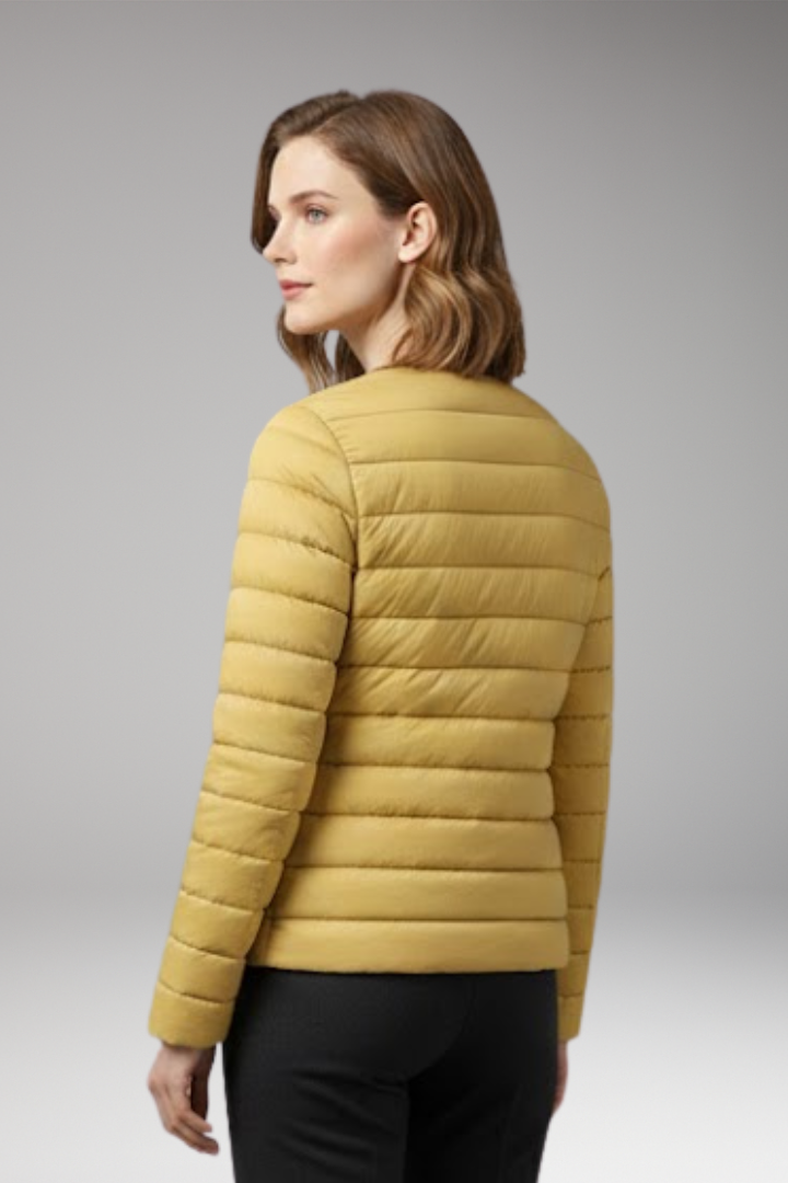 Women's Down Jacket Waterproof Zipper Pockets