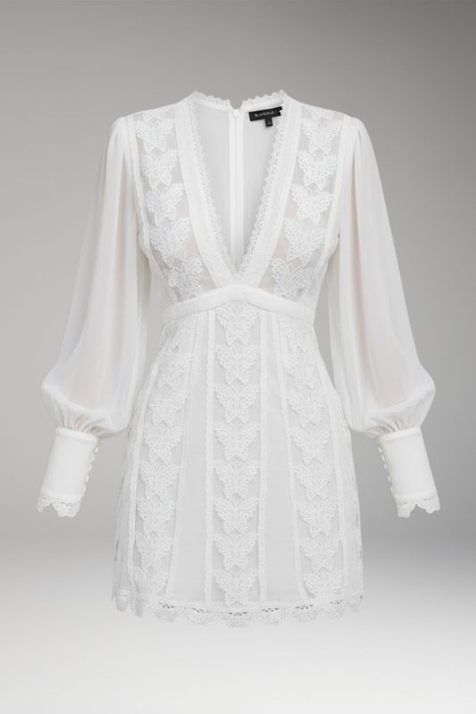 Women's Detailed Dress Refined Silhouette - 
Fashinoza