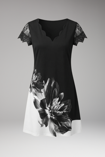 Women's Elegant Dress Intricate Details Classic Style - 
Fashinoza