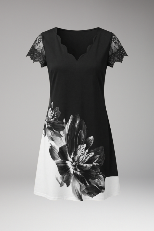Women's Elegant Dress Intricate Details Classic Style - 
Fashinoza