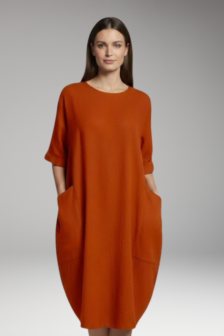 Women's Short Sleeve Round Neck Dress